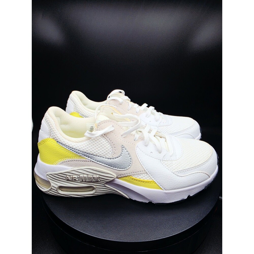Nike Air Max Excee Low Top Sneaker White/Light Zitron CD5432- US 6.5 Women/5 Men